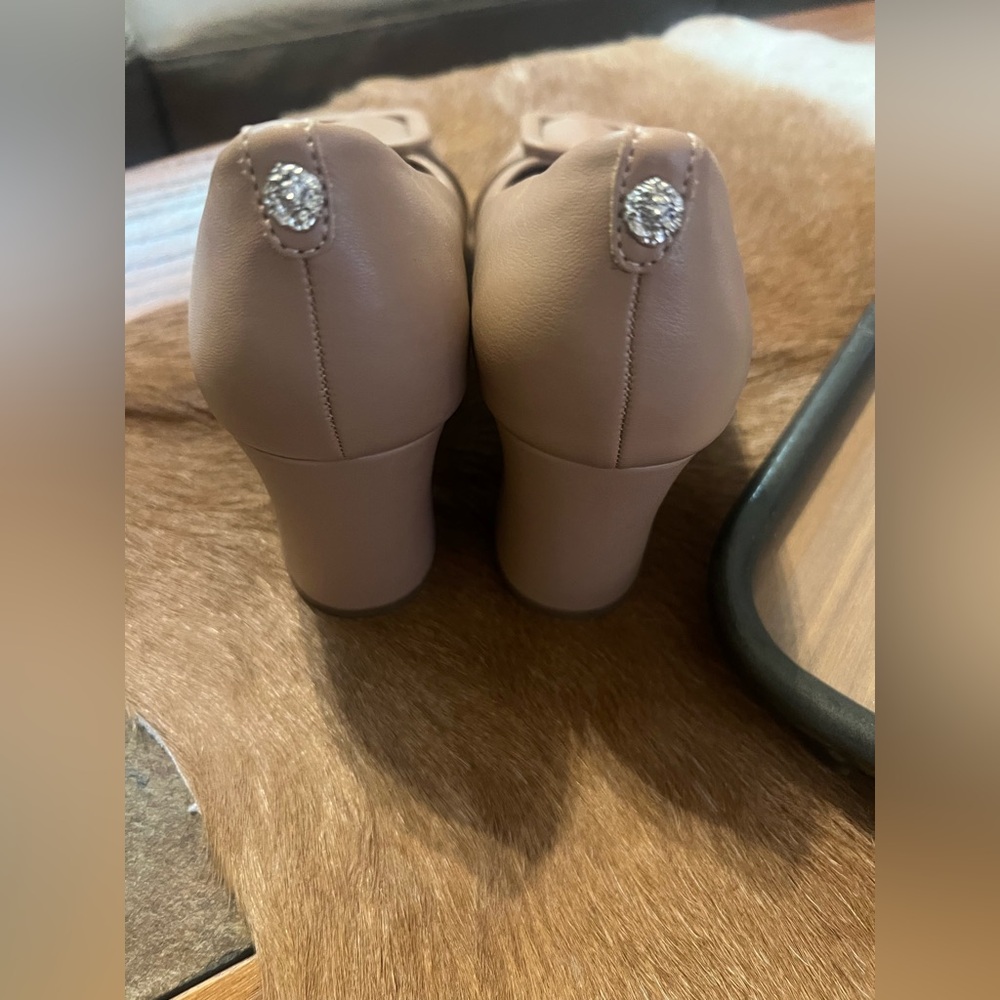 Anne Klein Tan Buckle Heels - Picture 4 of 5